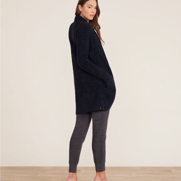 Barefoot Dreams CozyChic Lite® Circle Cardigan Black Style 452 Women's Size XS/S - Picture 2 of 8